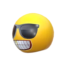 Pleased emoji Headgear
