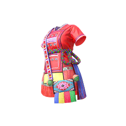 Colorful Folk Costume Set