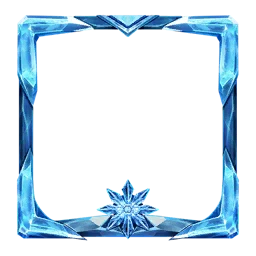 Ice Crystal World Avatar Frame