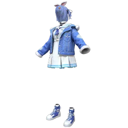 Usada Pekora(Casual outfit) Set