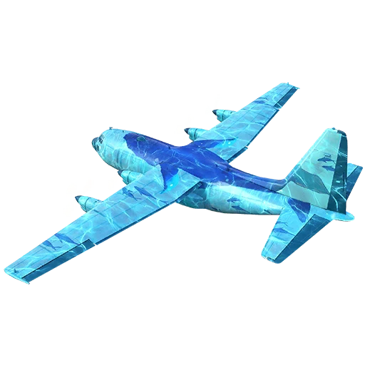 Frigid Aqua Plane Finish