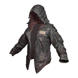 Leather Hoodie (Black)