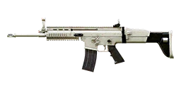Silver Plate - SCAR-L