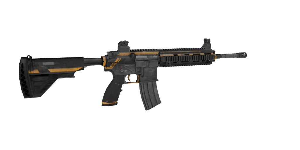 Yellow Stripes - M416